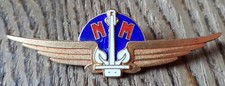 Insigne Brevet Pilote Hydravion CNM Compagnie de Navigation Mixte Marine BADGE