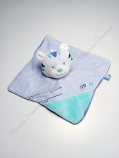 Doudou Plat Carré Chat/Tigre