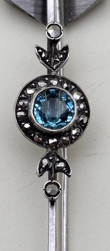 Broche argent art deco - broche,
