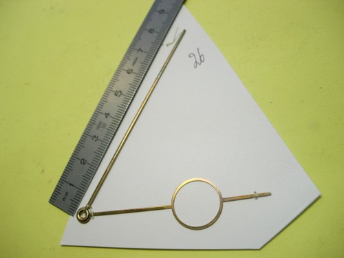 Aiguilles pendulette horloge