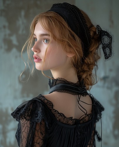 8x10 elegant female portrait - 8x10,
