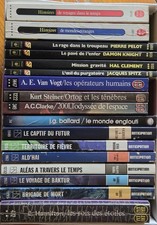 Lot de 17 Livres de Science-fiction et Anticipation édités dans les années 1980