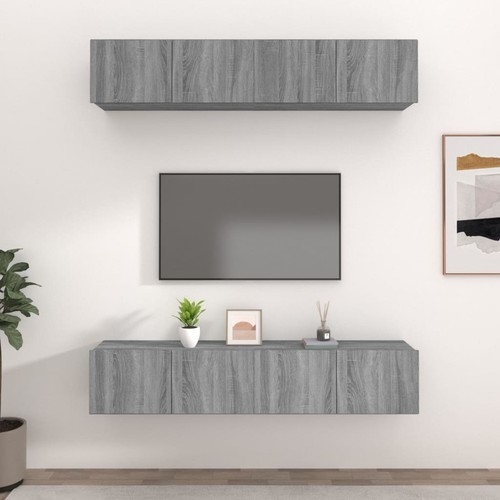 Meubles muraux chêne - 4x, tv