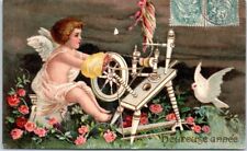 carte postale fantaisie  ange