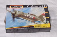 JOUET MAQUETTE A MONTER MATCHBOX POLIKARPOW I-16, 1/72