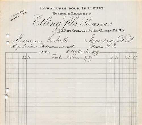 1919 fournitures pour - 1919,