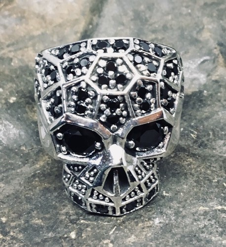 Bague tête mort - tête, .925