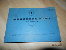 Catalogue pièces détachées pour camion MERCEDES BENZ type LP 1216 / 1317 de 1971