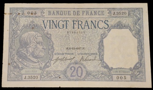 Francs bayard 1917 - 20,