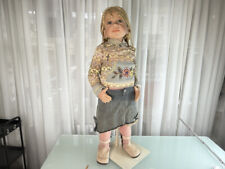 Poupée d'artiste poupée Monika Levenig vinyle 90 cm bon état