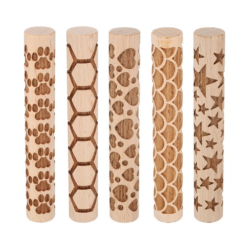 Pièces rouleau bois 10cm - 5,