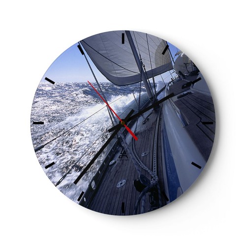 Horloge murale verre - murale,