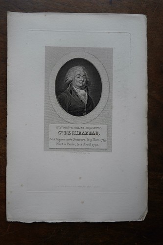 Comte mirabeau - mirabeau, (1749-1791)