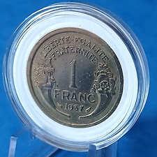 Pièce de 1 Franc MORLON 1937