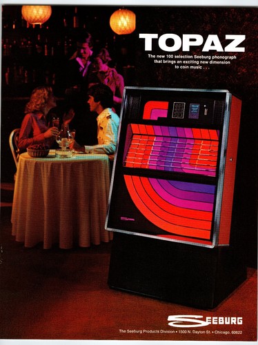 1960s seeburg topaz jukebox - seeburg,