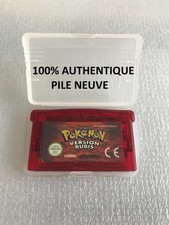 Pokemon Version Rubis Game boy Advance GBA AUTHENTIQUE ? PILE NEUVE ?