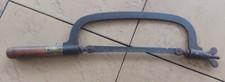 Outils ancien - Scie ancienne beau manche laiton et bois