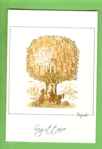 Peynet carte postale humour - peynet,