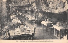 CPA 46 TERRASSE DU RESTAURANT