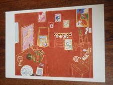 CARTE POSTALE  LE MUSEE D ART MODERNE HOPPER  MATISSE LE STUDIO ROUGE