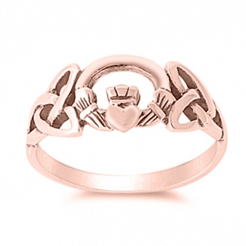 Bague claddagh finition argent - bague,