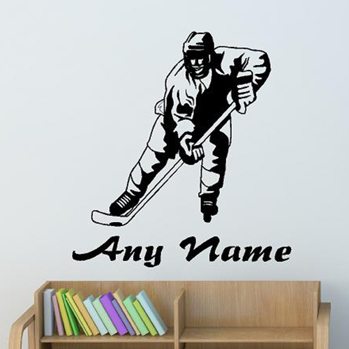 Ice hockey sticker vinyl decal - sticker,