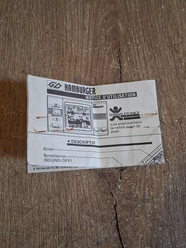 Notice jeu électronique lcd - jeu,