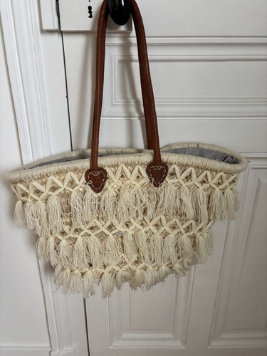 Grand sac cabas macramé