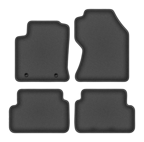 Jeu tapis velours graphite - de,