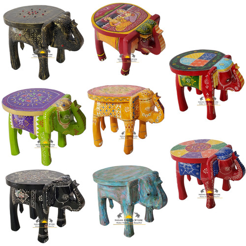 Tabouret bois fait main - en,