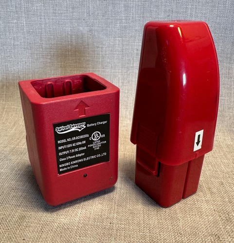 Swivel sweeper battery charger - battery,