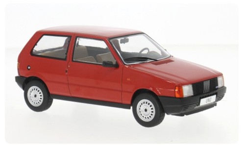 Fiat uno rouge 1983 24 - fiat, 1/24