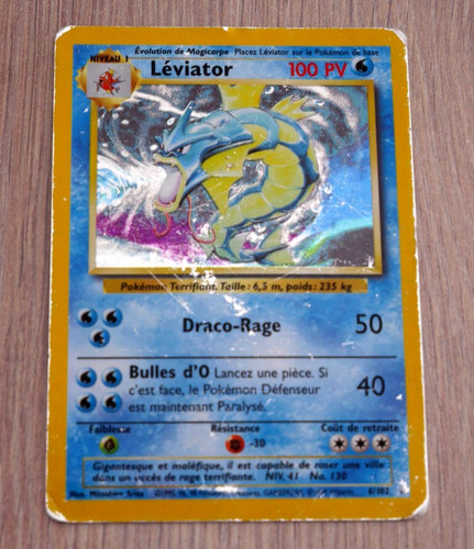 Carte pokémon léviator - pokémon,