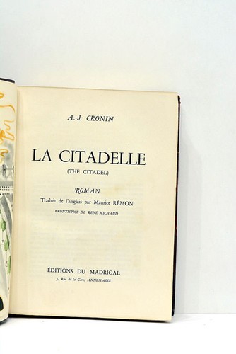 Livre ancien cronin - livre, la