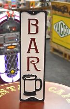 Plaque BAR émaillée aspect