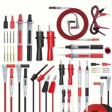 Kit de Fils de Test Gel Prise pour Crochet Câble de Subdivision Sonde Multimètre