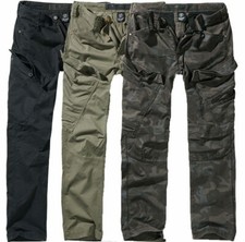 Brandit Pantalons Homme Militaire Coton [ Ö ] L Slim Fit Pantalon