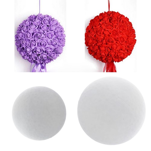 Boules mousse blanches en - boules,
