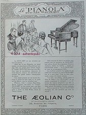 PUBLICITE PIANO PIANOLA DUO