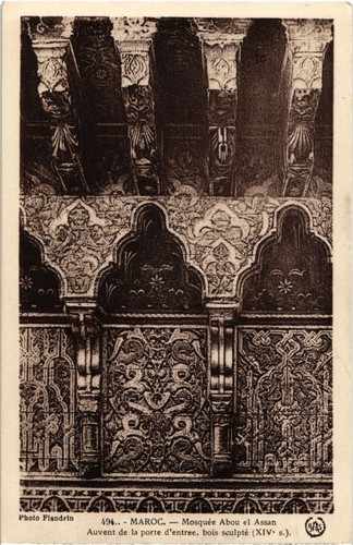 Cpa morocco flandrin - cpa,