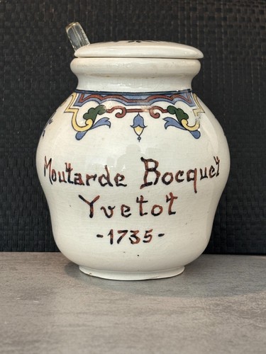 Pot moutarde bocquet yvetot - pot,