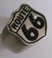 BAGUE INOX  ROUTE 66  - Ref.16