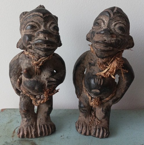 Paire jumeaux ibeji - jumeaux, yoruba