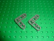 2 x LEGO TECHNIC OldDkgray Beam Liftarm Bent ref 32056 Set 8556/8002/8354/8557..