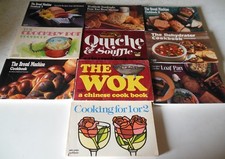 Nitty Gritty Cookbooks 10 Item Lot- Bread Machine+Crockery+Wok+Souffle+Dehydrato