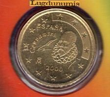 Espagne 2000 50 Centimes D'Euro BU FDC Provenant du BU 49000 Exemplaires - Spain