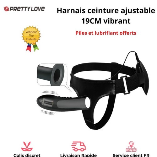 Harnais gode ceinture creux - ceinture,