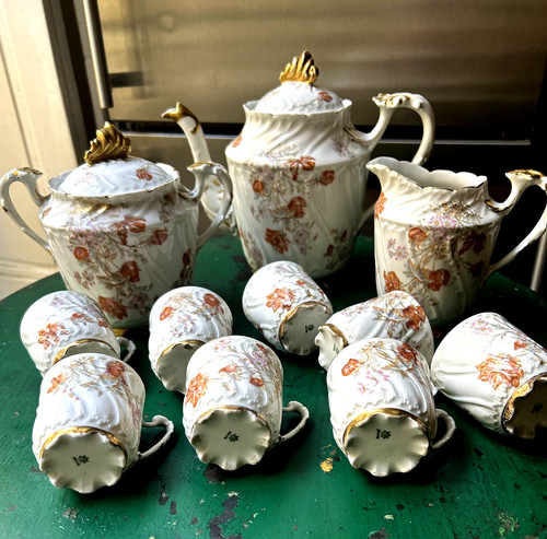 Service cafe porcelaine - a,