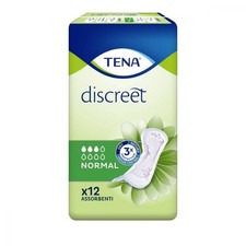 Tena Lady Discret Normal Serviettes Offre 4 Paquets De 12 Pièces