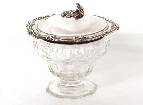 Sucrier cristal taillé